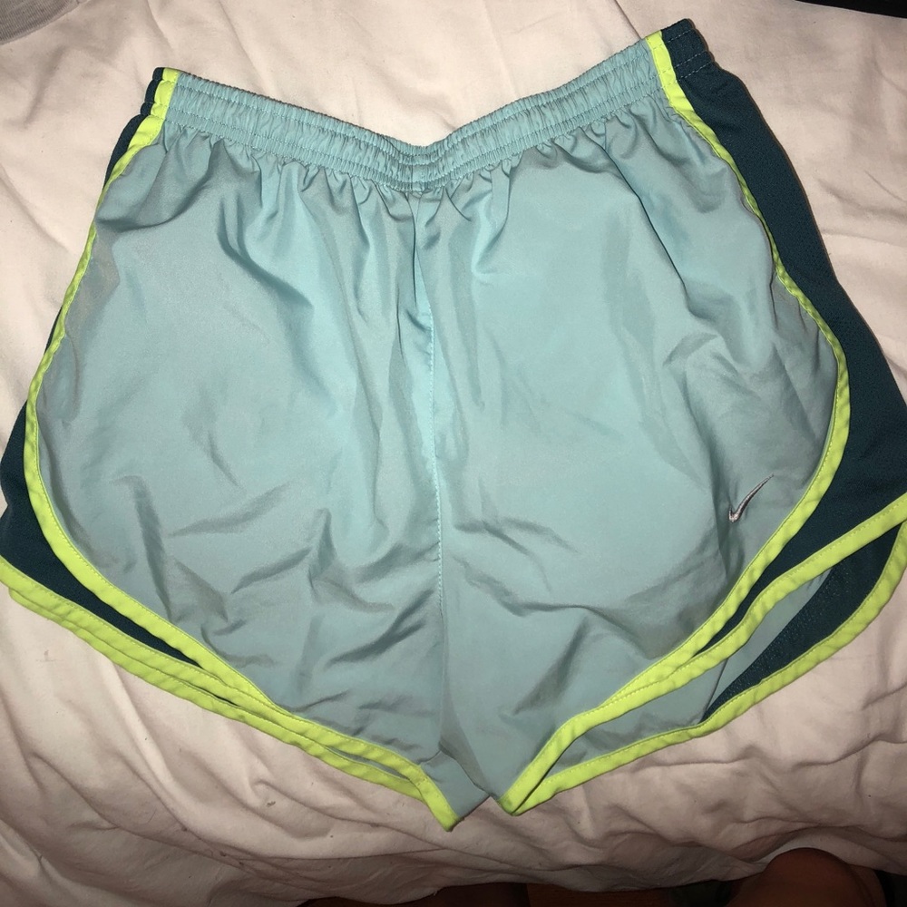 Baby blue nike shorts!